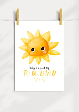 Plakat słoneczko